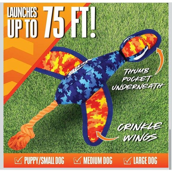 Nerf Dog Crinkle & Squeak - Picture 3 of 3